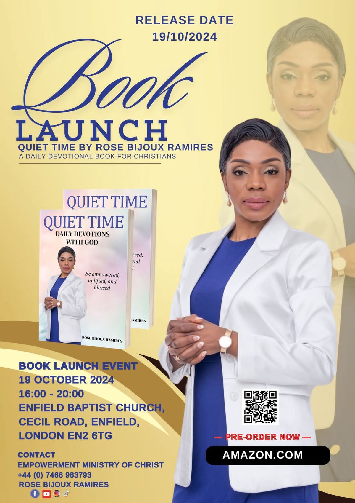 Book Launch Event Quiet Time By Rose Bijoux Ramires