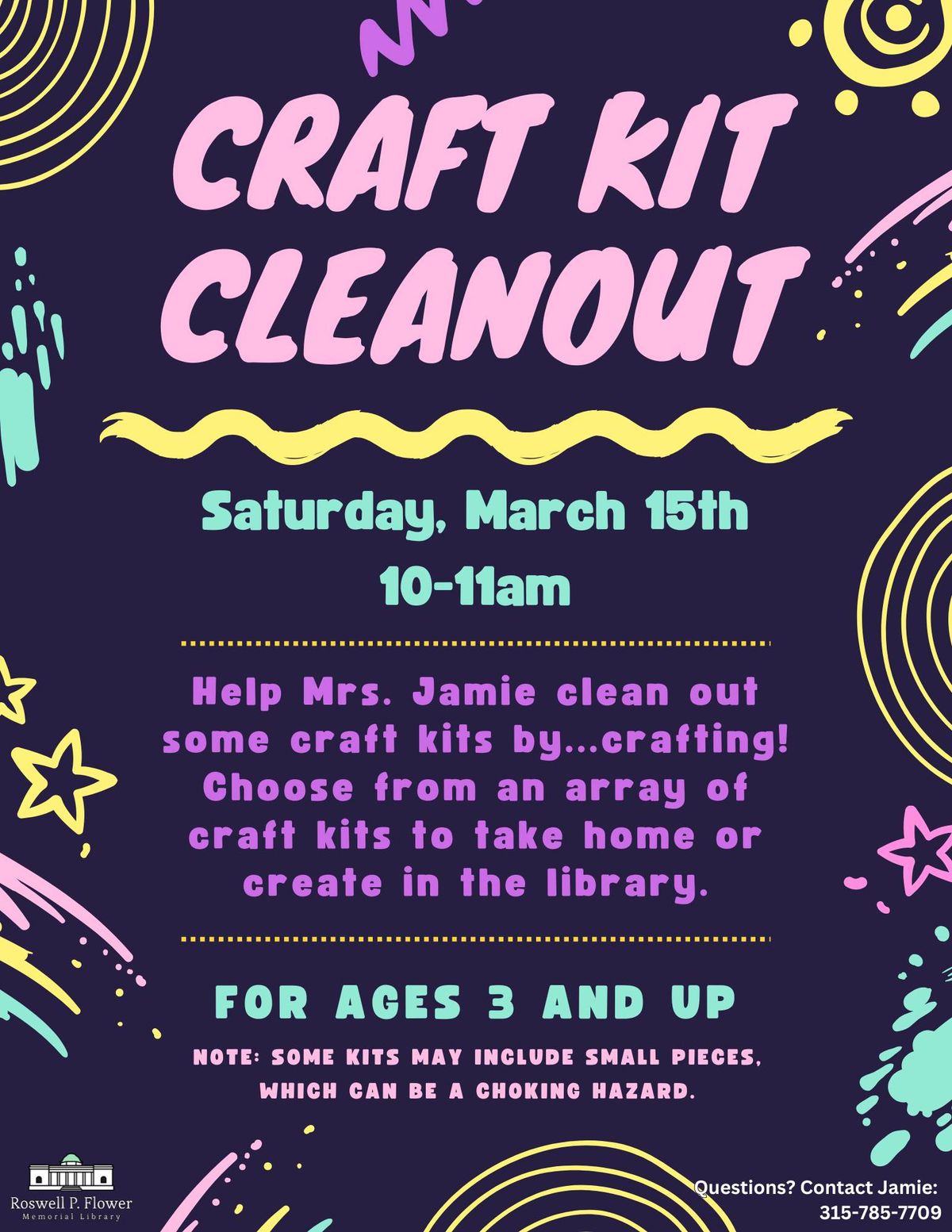 Ages 3+ Craft Kit Cleanout