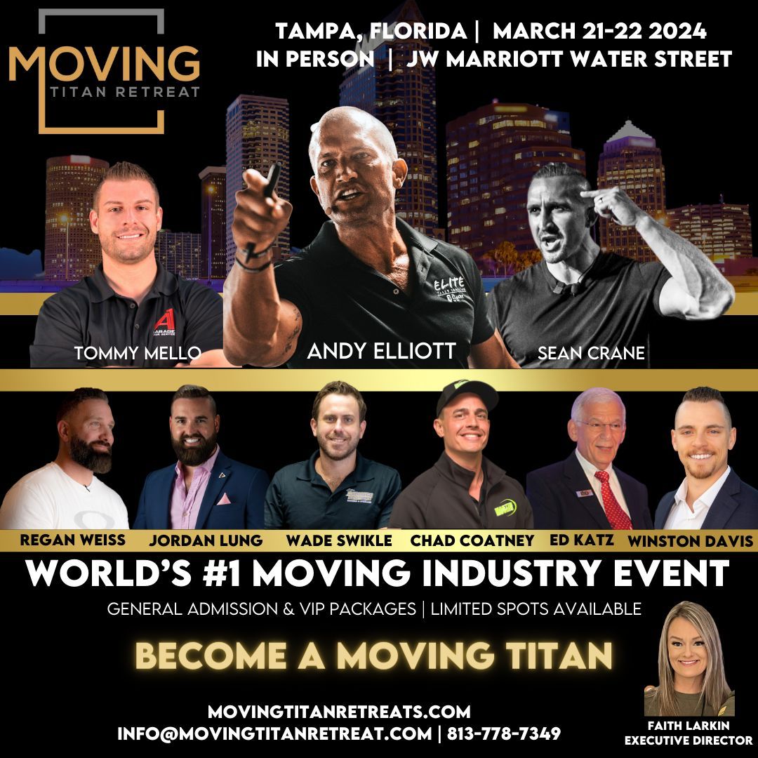 Moving Titan Retreats at Mahaffey Theater - Duke Energy Center for the Arts FL