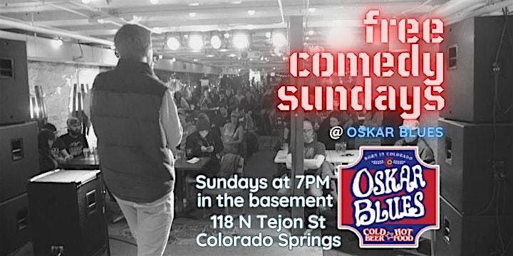 John Rumery Headlines FREE Comedy Sunday's at Oskar Blues!!!