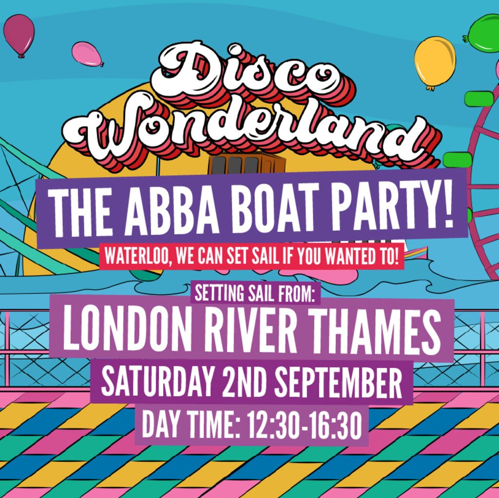 the abba boat party london - 2nd september (day)