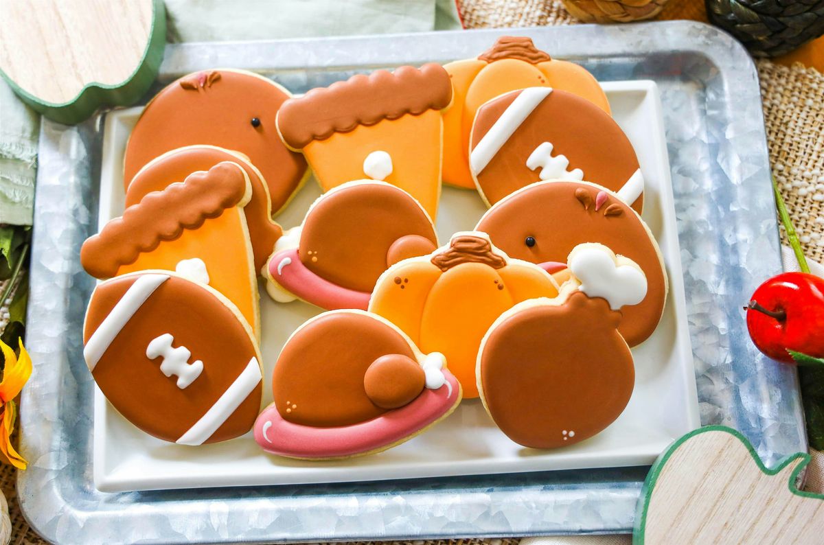 Let\u2019s Get Thankful at my Gobble Gobble Sugar Cookie Decorating Class!