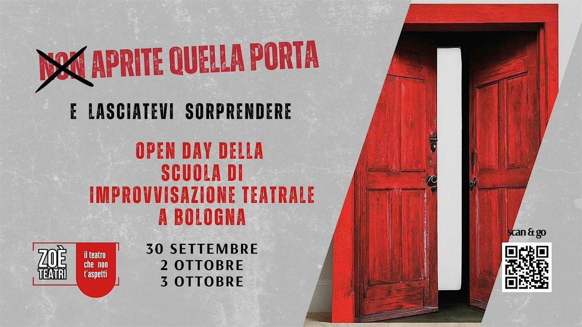 OPEN DAY - IMPROVVISAZIONE TEATRALE  _ 3\u00b0 INCONTRO