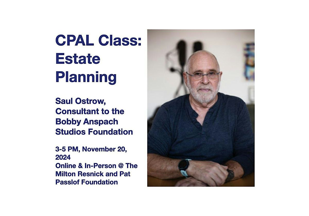 2024 CPAL Class - Estate Planning