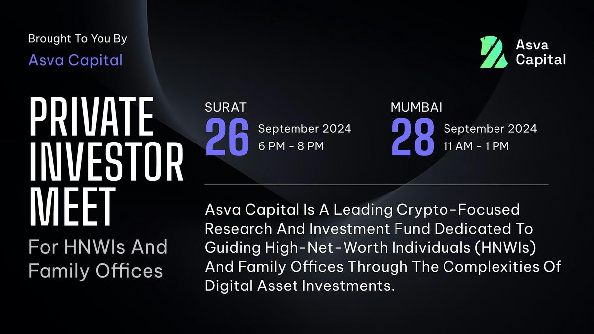 Private Investor Meet by Asva Capital