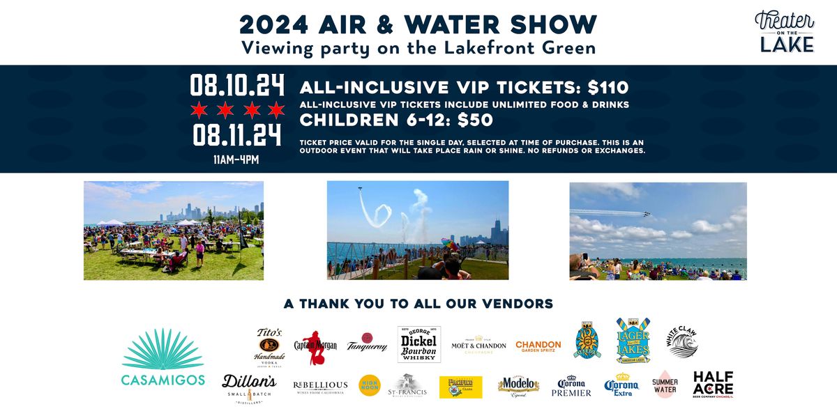 2024 Air & Water Show Viewing Party on the Lakefront Green