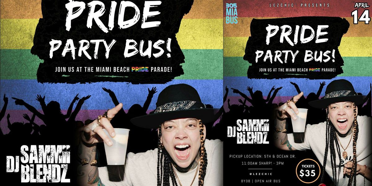 Miami Beach Pride Lesbian Party Bus