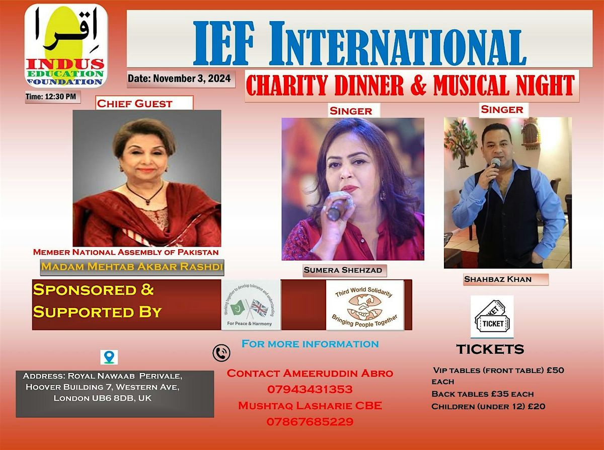 Charity Dinner and Musical Night