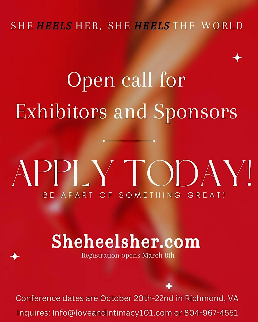 She Heels Her, She Heels the World! Sponsors & Exhibitors only