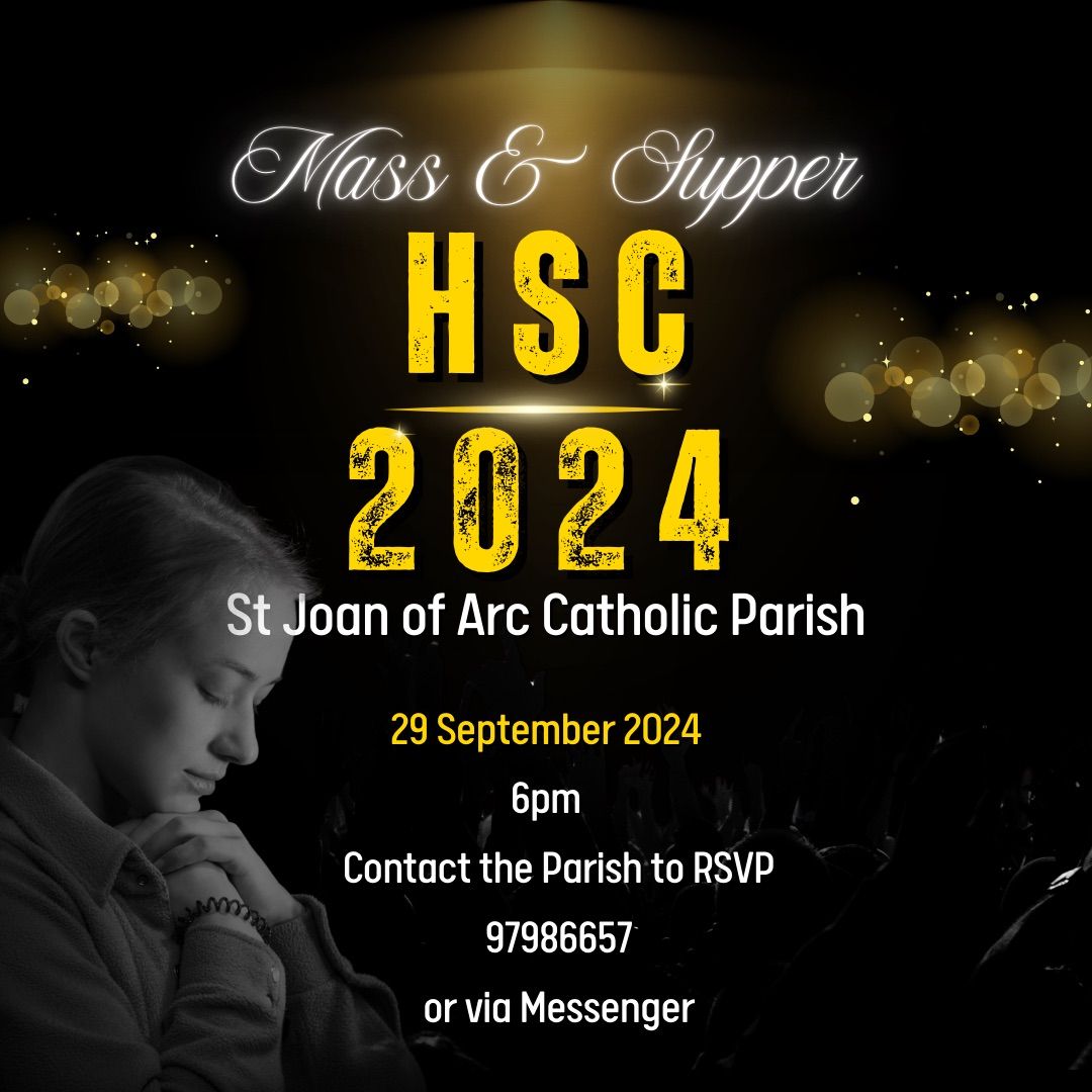 Mass and supper for 2024 HSC students