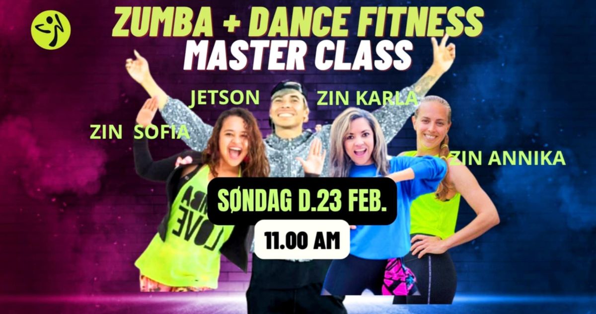 Zumba + Dance Fitness Master Classs Copenhagen