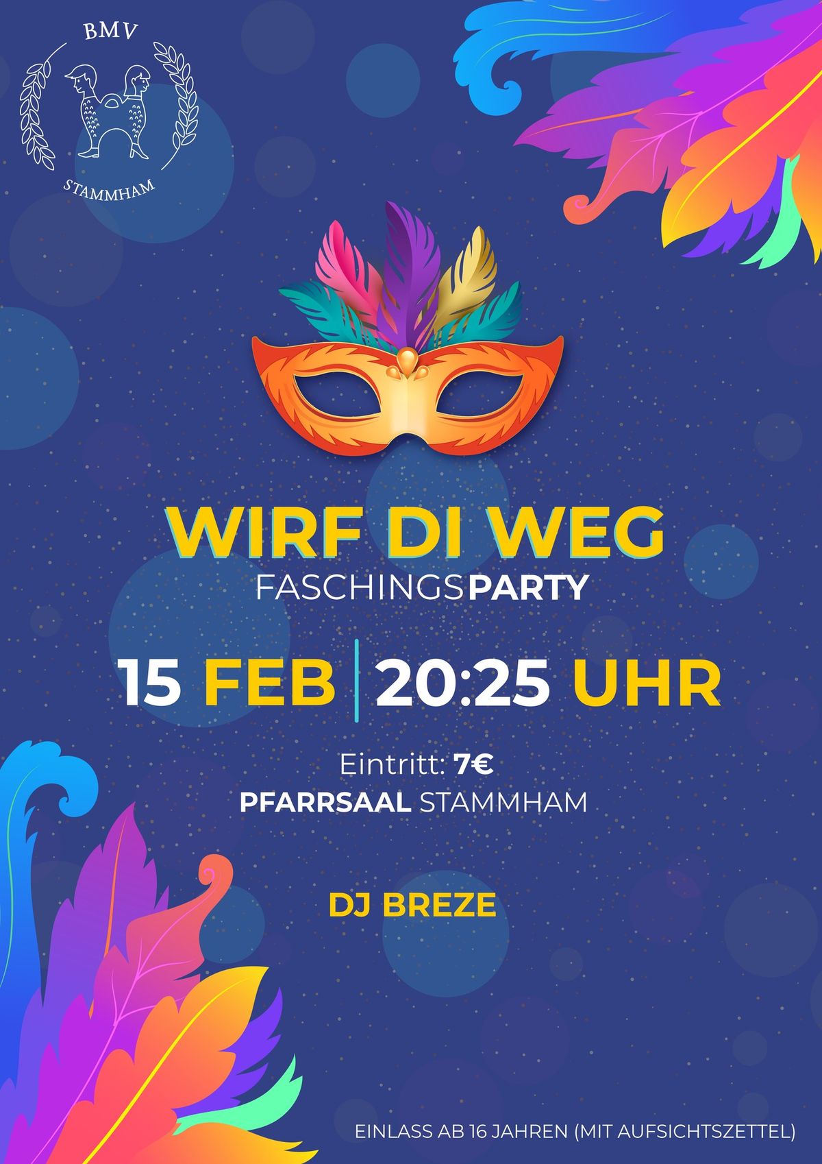 Wirf di Weg - Faschingsparty 2025