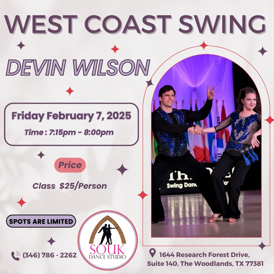 West Coast Swing Special Guest: All-Star Devin Wilson 