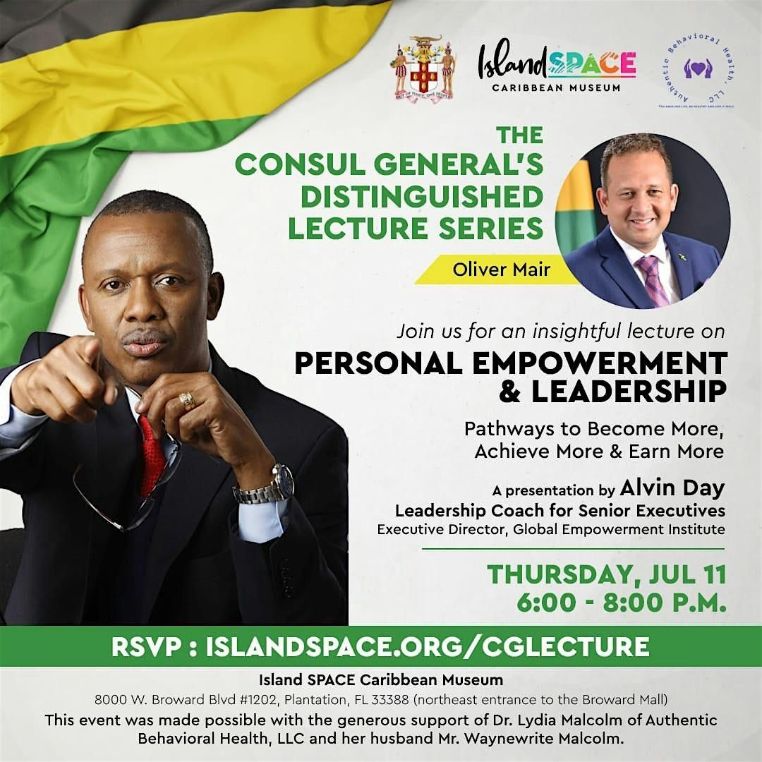 CONSUL GENERAL'S DISTINGUISHED LECTURE SERIES