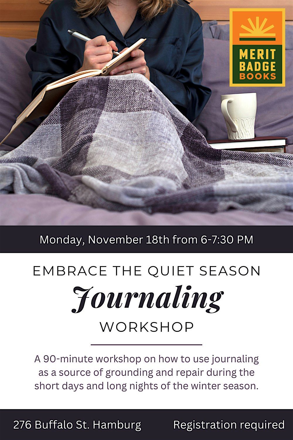 Embrace the Quiet Season Journaling Workshop