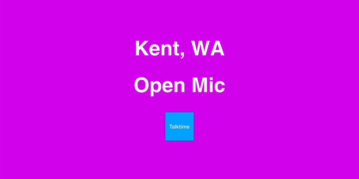 Open Mic - Kent