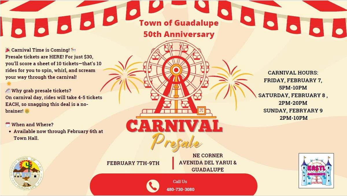 Town of Guadalupe's 50th Anniversary Carnival