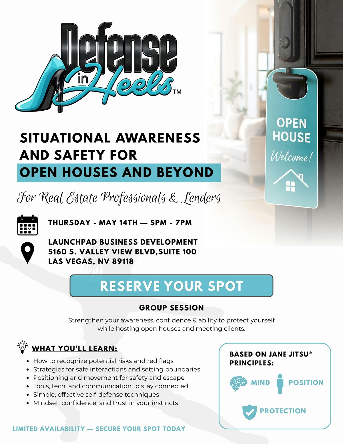 CLASS for Situational Awareness & Safety for Open Houses & Beyond!