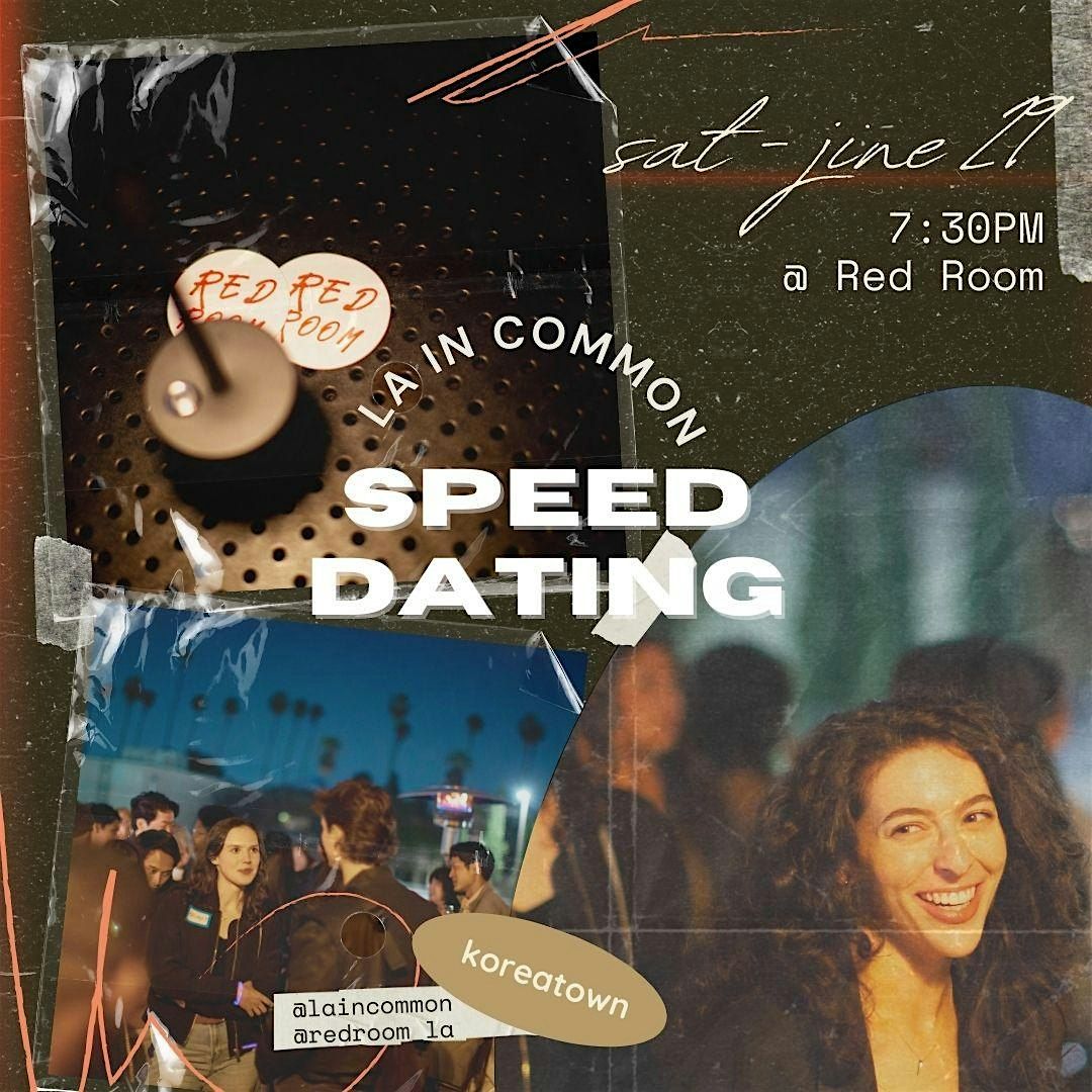 Speed Dating @ Red Room (24-36)