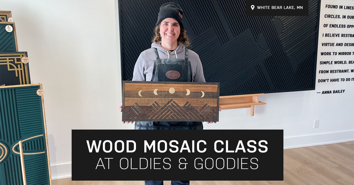 Jericho Wood Mosaic Class at Oldies & Goodies