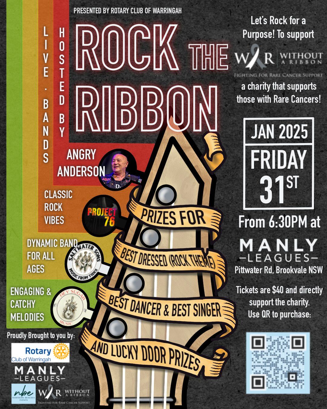 ROCK THE RIBBON Charity Music Event