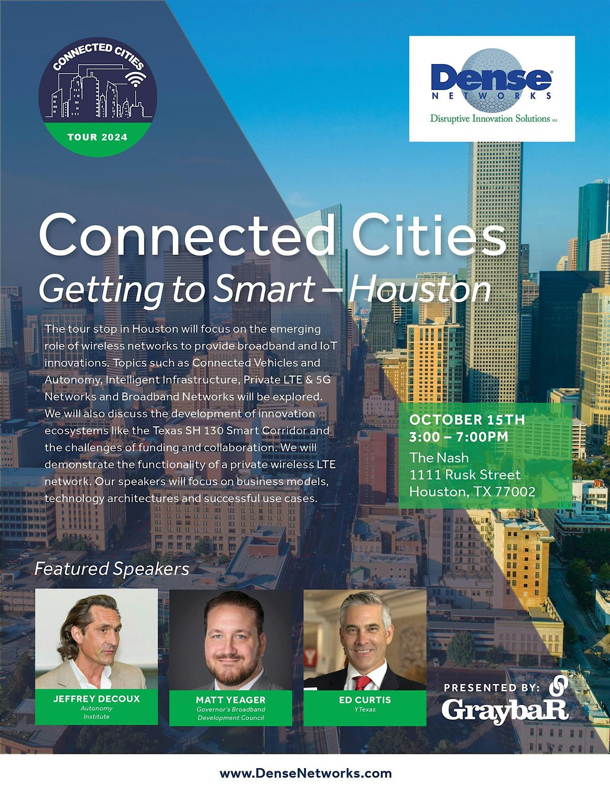 Connected Cities Tour-Getting to Smart-Houston