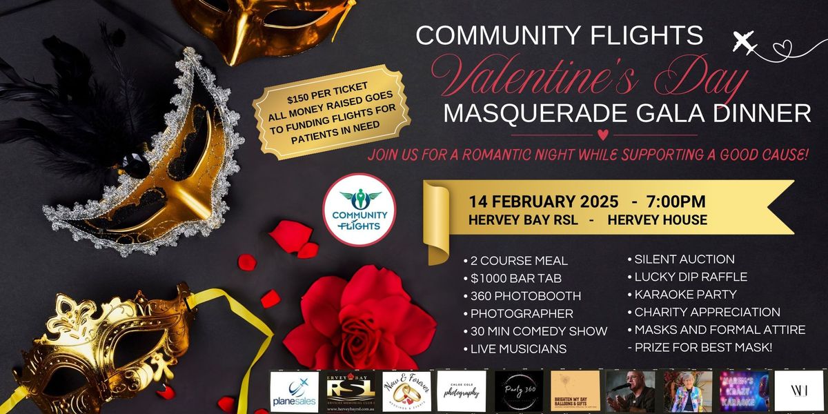 Community Flights Valentines Day Gala Dinner \ud83c\udf39 