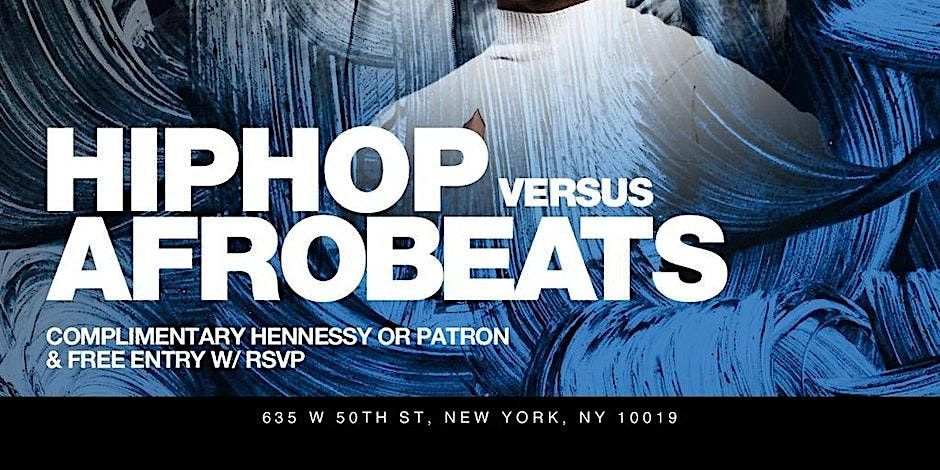 Hip Hop vs Afrobeats @ Whisper NYC: Free entry with RSVP