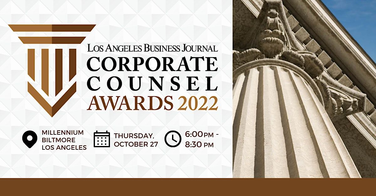 Corporate Counsel Awards 2022, Millennium Biltmore Los Angeles, 27