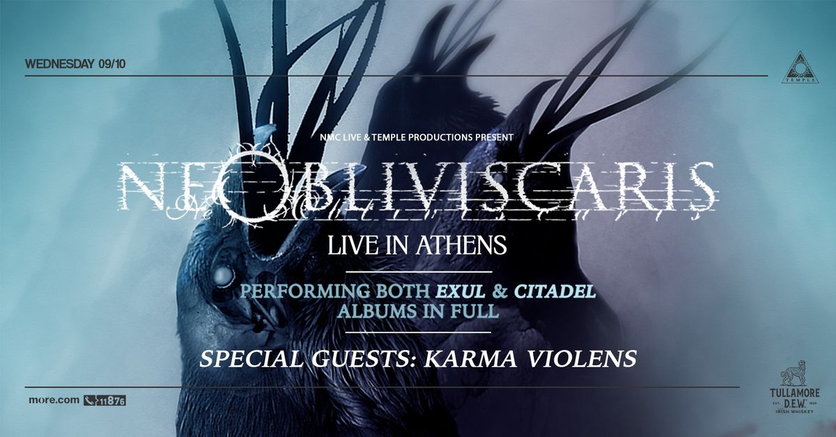 Ne Obliviscaris live in Athens w\/ Karma Violens