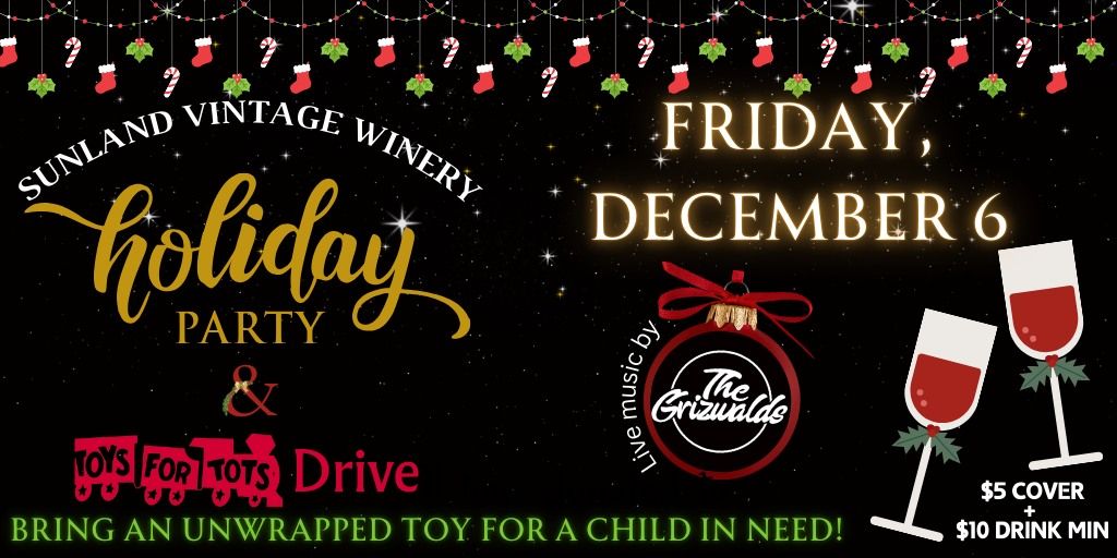 Holiday Party & Toys for Tots Drive