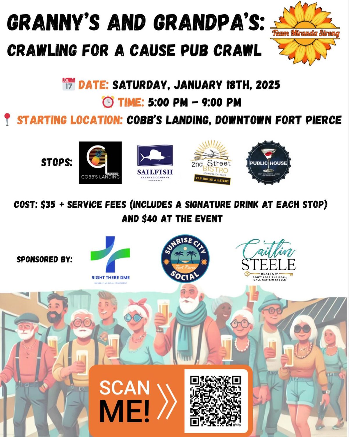 Granny\u2019s and Grandpa\u2019s: Crawling For A Cause Pub Crawl