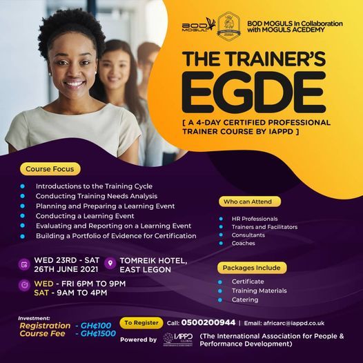 Trainer's Edge; A Professional Trainer Certification Course