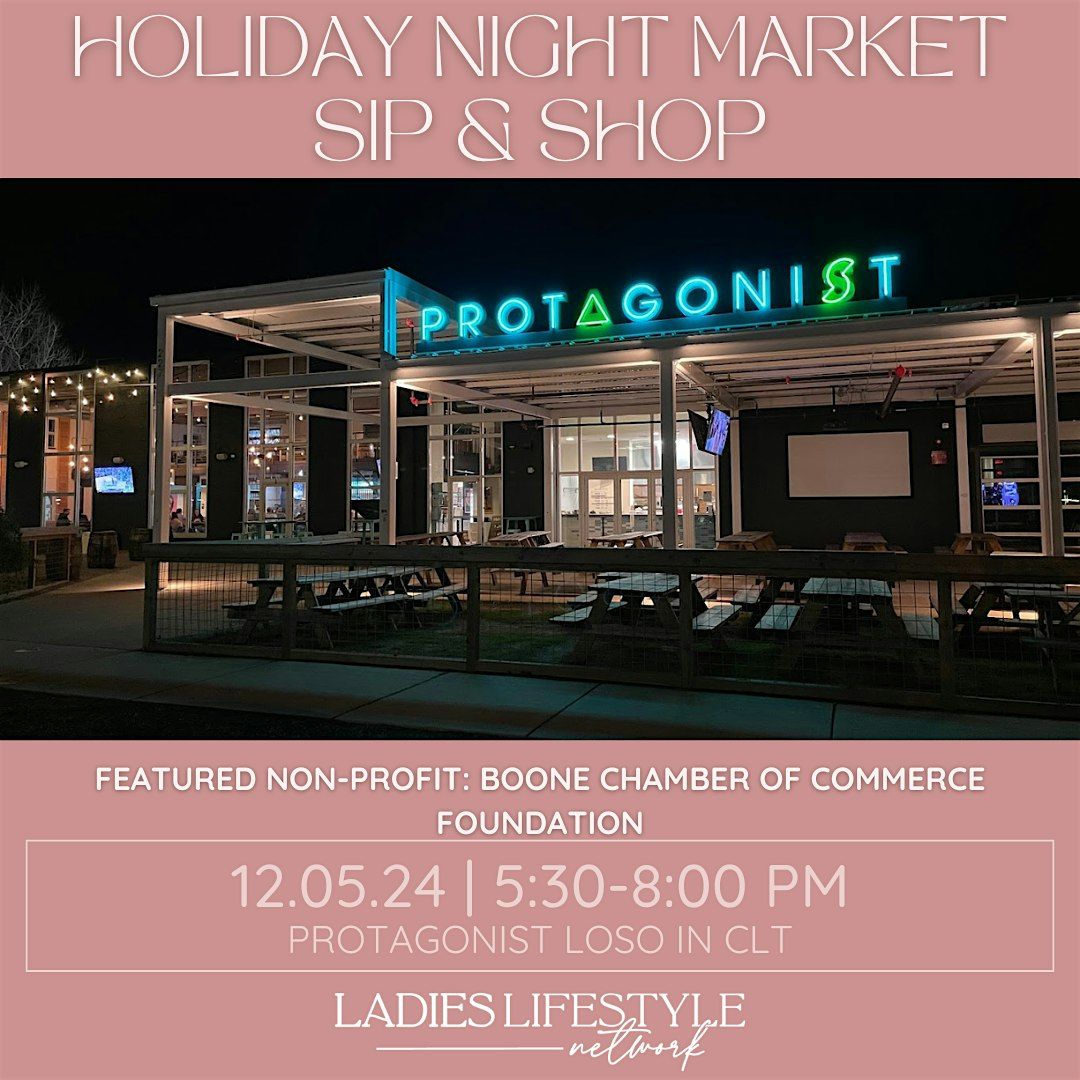 Holiday Night Market Sip & Shop