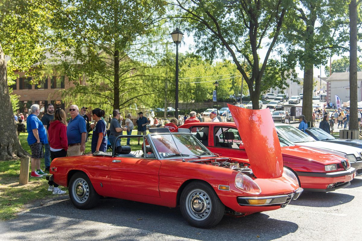 Italian Car Show at L'Italia Festival of Lititz, PA