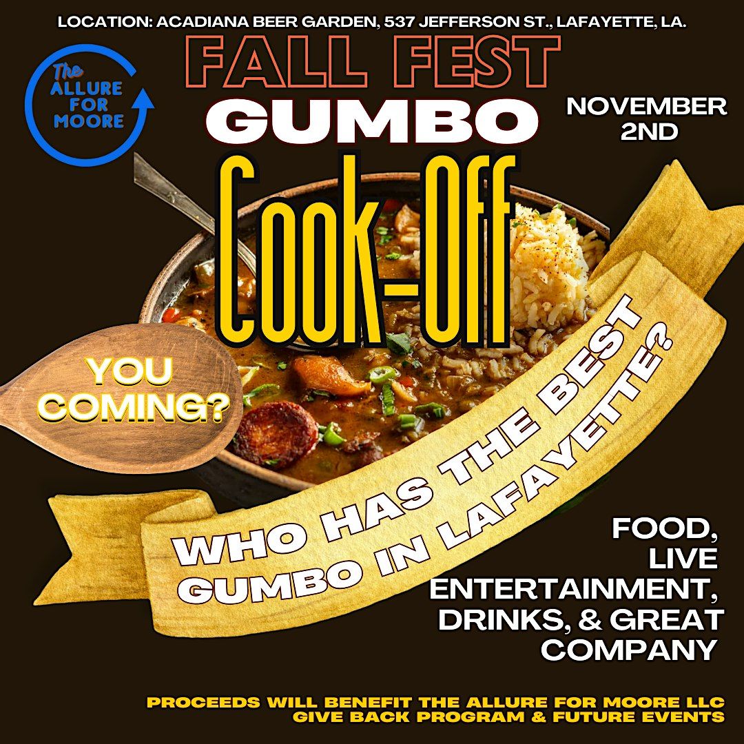 The Allure For Moore's 3rd Annual Gumbo Cook-Off