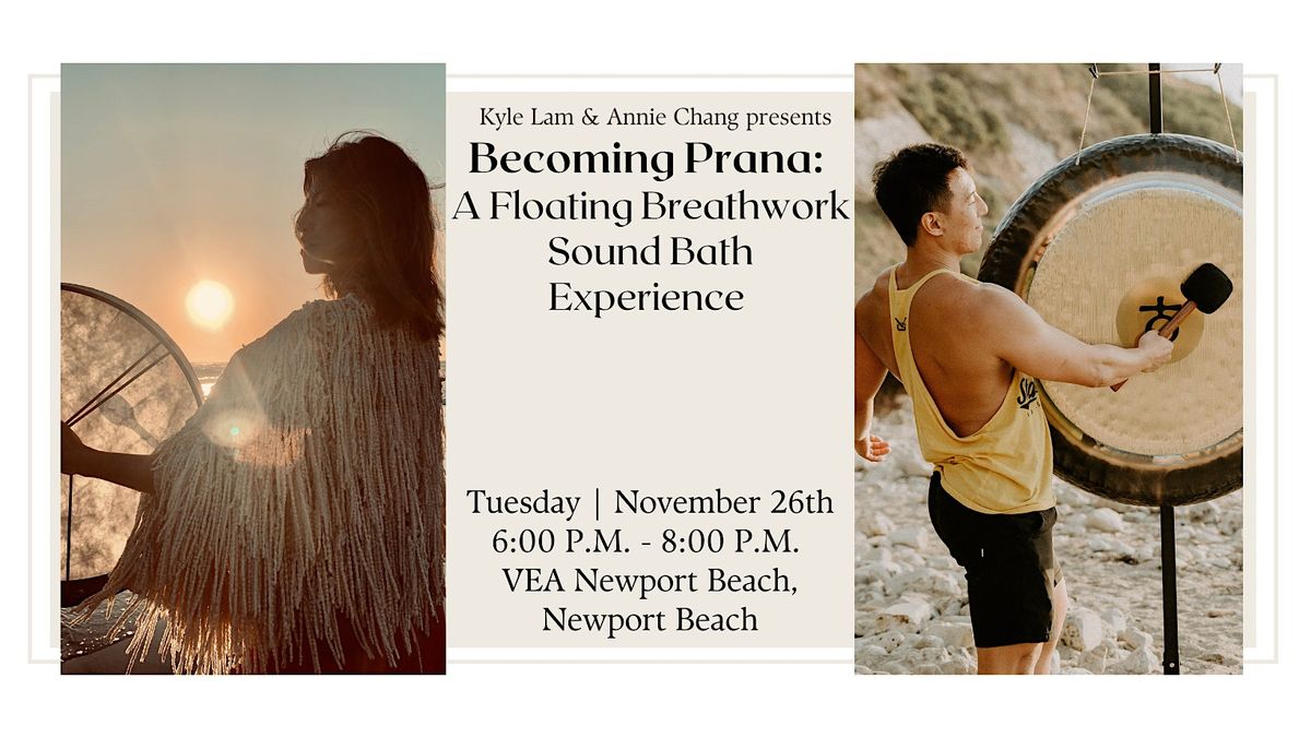 Becoming Prana: A Floating Breathwork Sound Bath with Annie Chang (Newport)