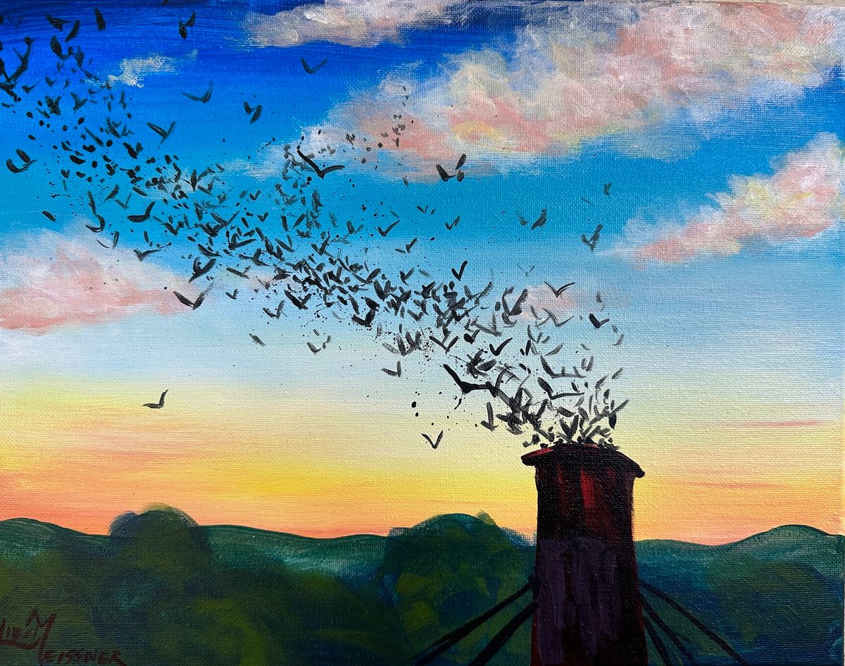 Sunset Swifts - Beginner Acrylic Painting Class 