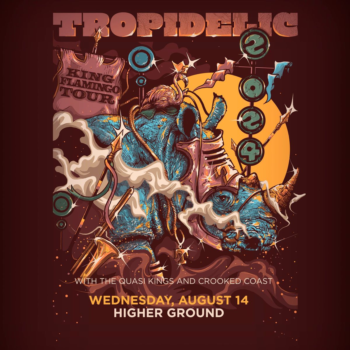 Tropidelic w\/ The Quasi Kings and Crooked Coast