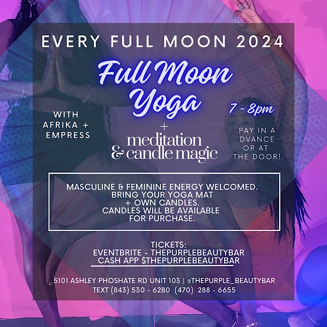 Full Moon Yoga + Candle Magic