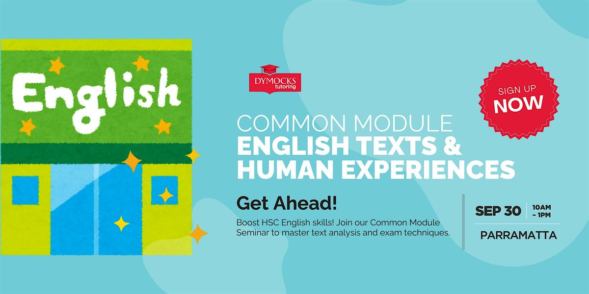 Get Ahead! Common Module Seminar - English Texts and Human Experiences