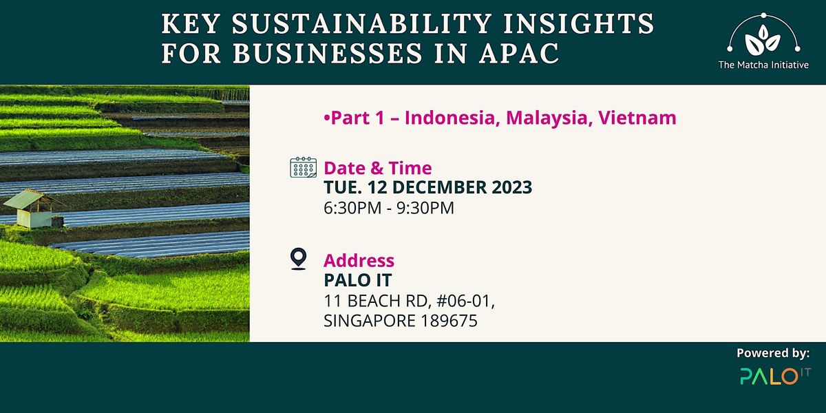 Key Sustainability Insights for businesses in APAC - Part 1