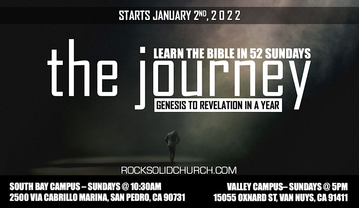 THE JOURNEY: LEARN THE BIBLE IN 52 SUNDAYS "FROM GENESIS TO REVELATION"