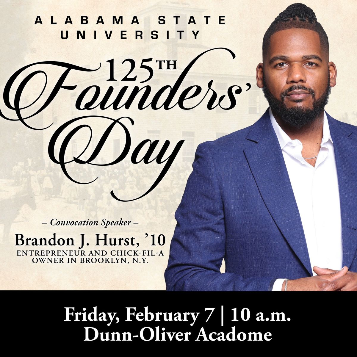 125th Founders Day Convocation, Feb. 7