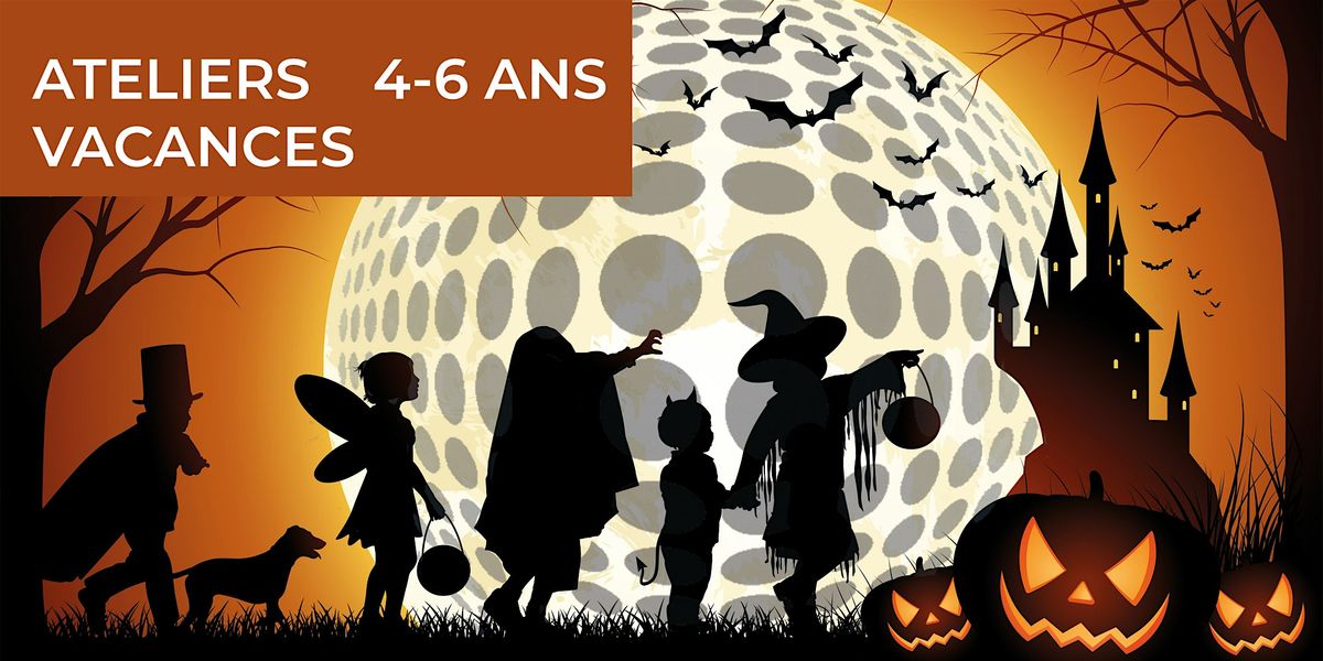 Ateliers vacances 4 \u00e0 6 ans  : Sac \u00e0 bonbons d'Halloween