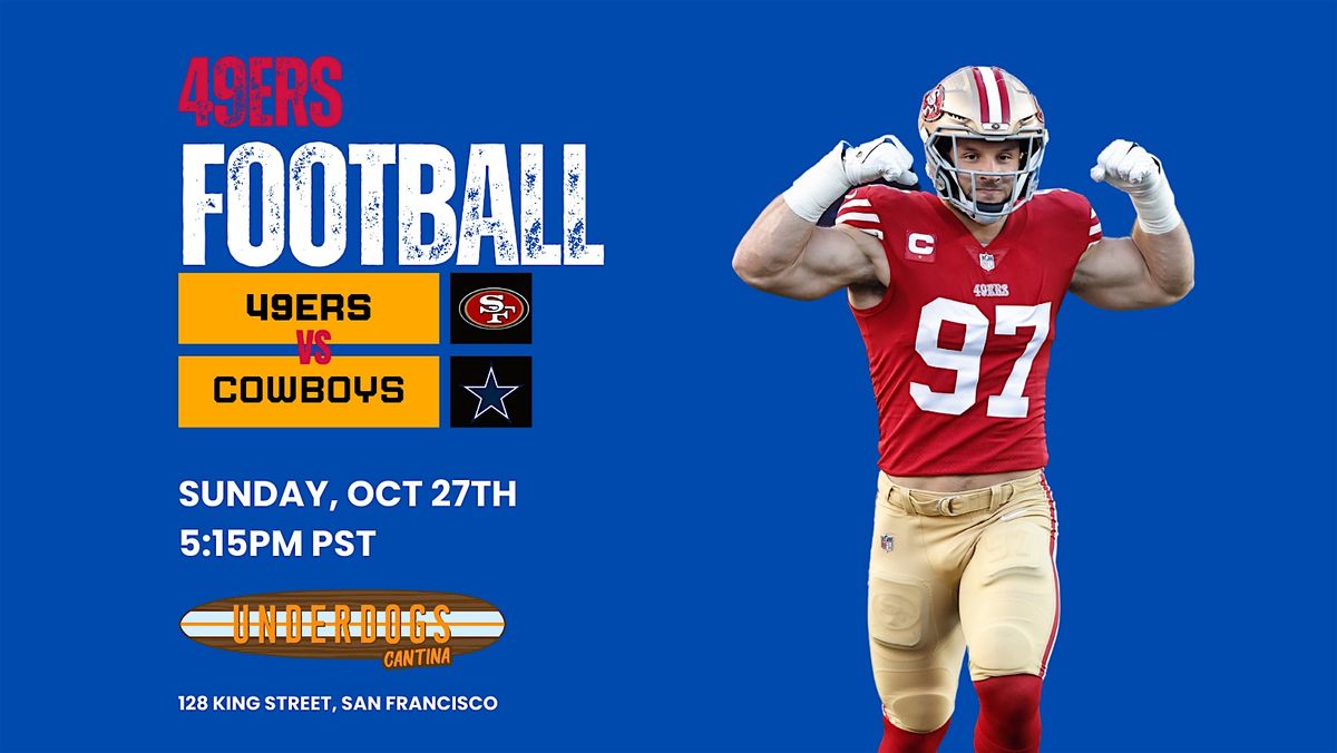 49ers x Cowboys | Watch Party | NFL Football