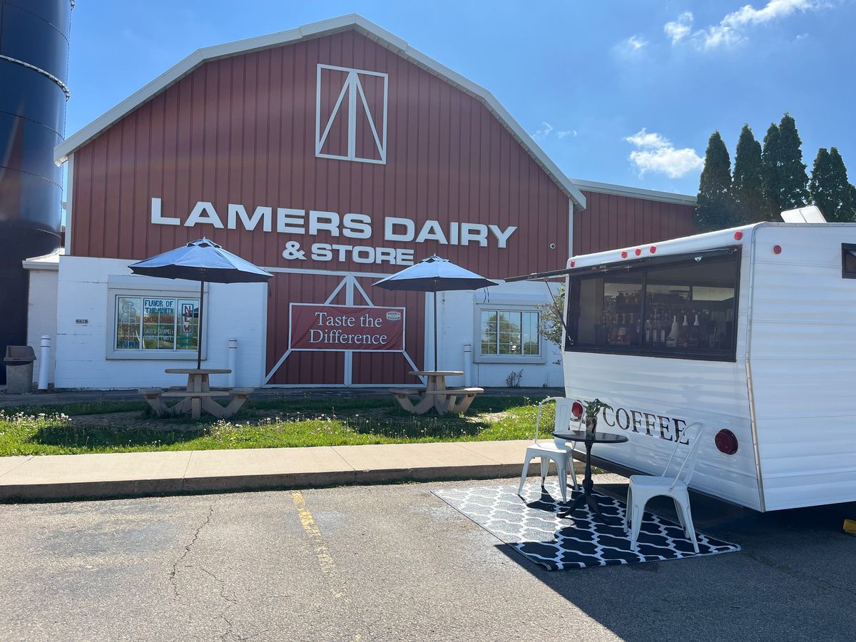 Coffee Trailer Location: Lamers Dairy Store