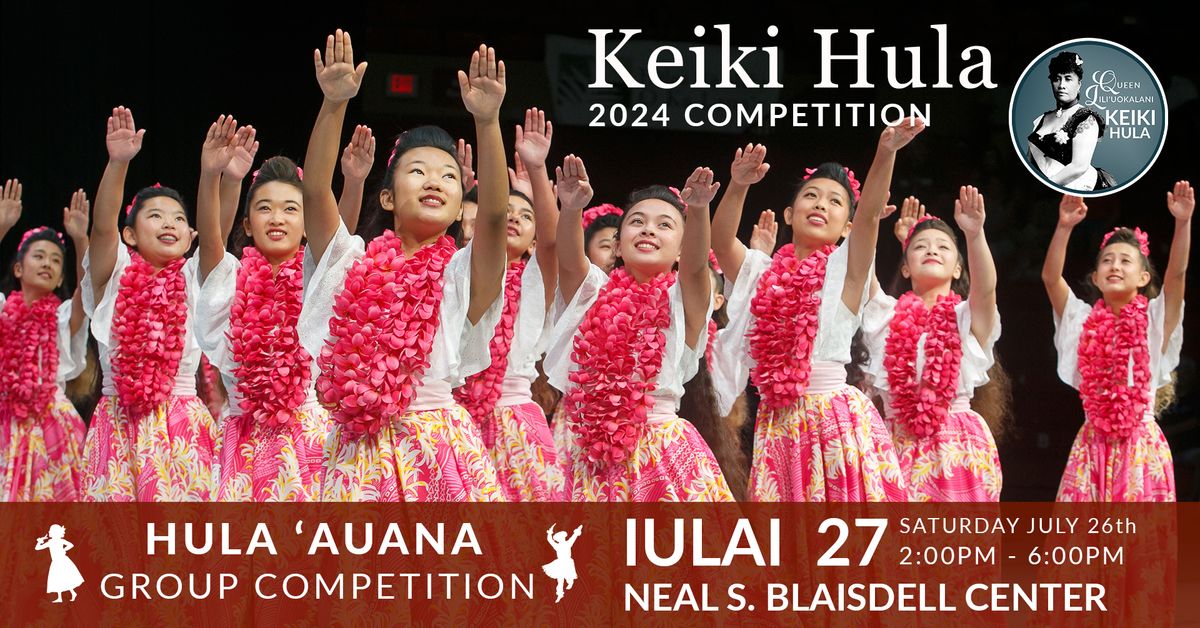 2024 Queen Lili\u2018uokalani Keiki Hula - Hula 'Auana Competition July 27th 2024