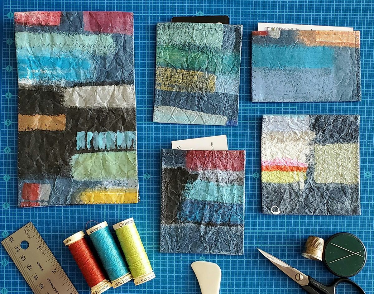 Paint on Washi & Create a Small Pouch