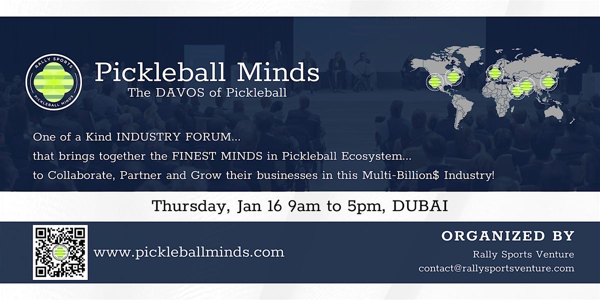 Pickleball Minds - DUBAI Chapter 2025